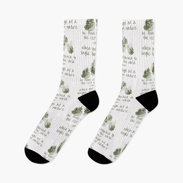 Item preview, When one tugs at a single thing in nature, he finds it attached to the rest of the world, Inspirational John Muir quote about life designed and sold by Auntieck.