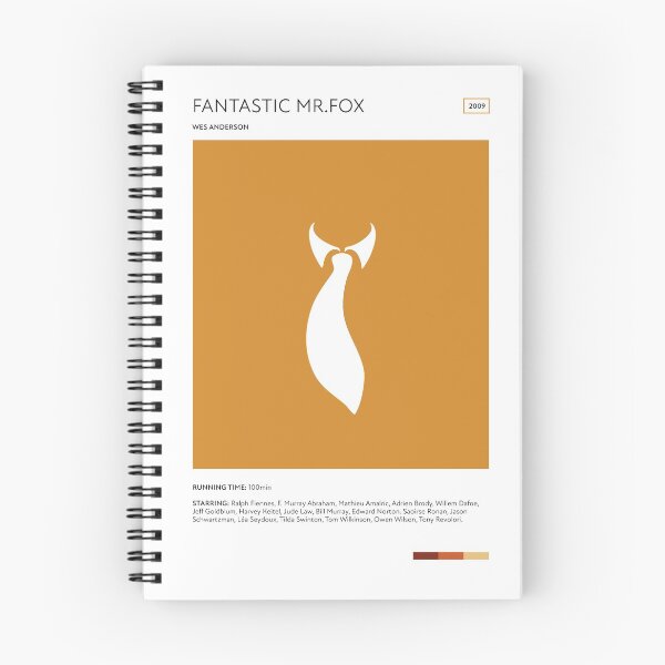 Artikelvorschau, Fantastischer Mr. Fox - minimalistisches Posterdesign entworfen und verkauft von MelanieRDesigns.