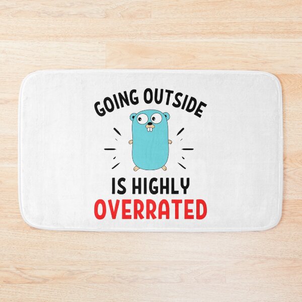 Item preview, Going Outside Is Highly Overrated Introverted - Funny Quotes  designed and sold by chetan786.