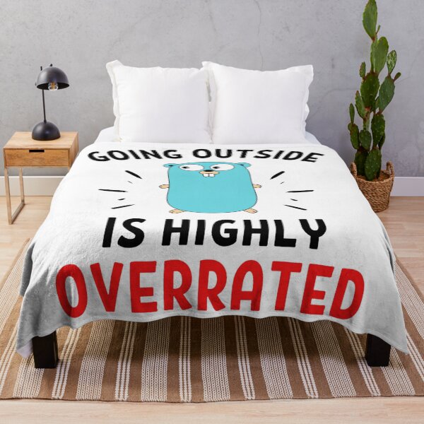 Item preview, Going Outside Is Highly Overrated Introverted - Funny Quotes  designed and sold by chetan786.