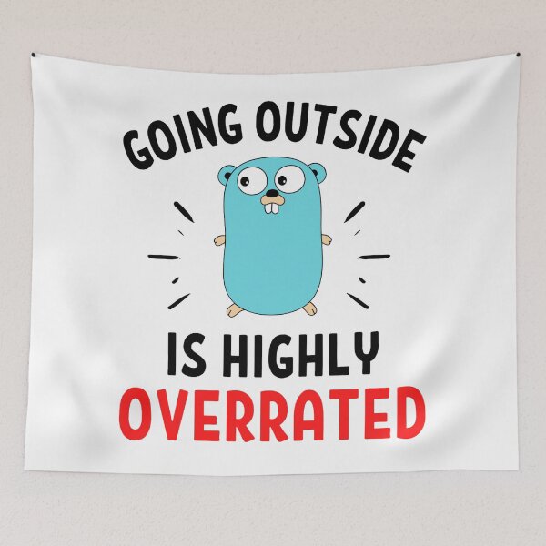 Item preview, Going Outside Is Highly Overrated Introverted - Funny Quotes  designed and sold by chetan786.