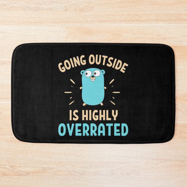 Item preview, Going Outside Is Highly Overrated Introverted - Funny Quotes  designed and sold by chetan786.