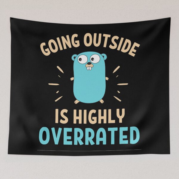 Item preview, Going Outside Is Highly Overrated Introverted - Funny Quotes  designed and sold by chetan786.