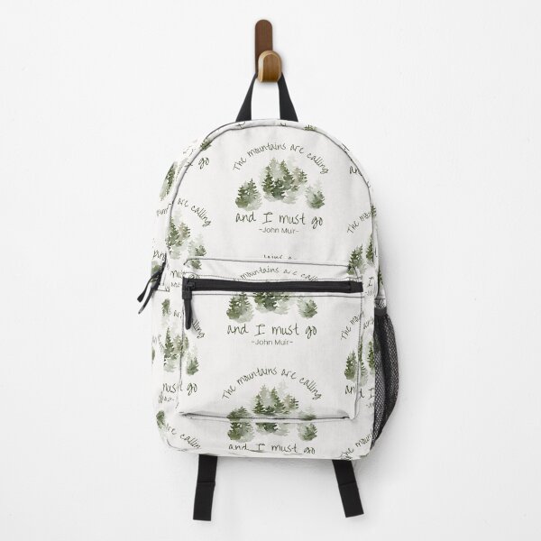 Item preview, The mountains are calling and I must go, Inspirational John Muir quote about life designed and sold by Auntieck.