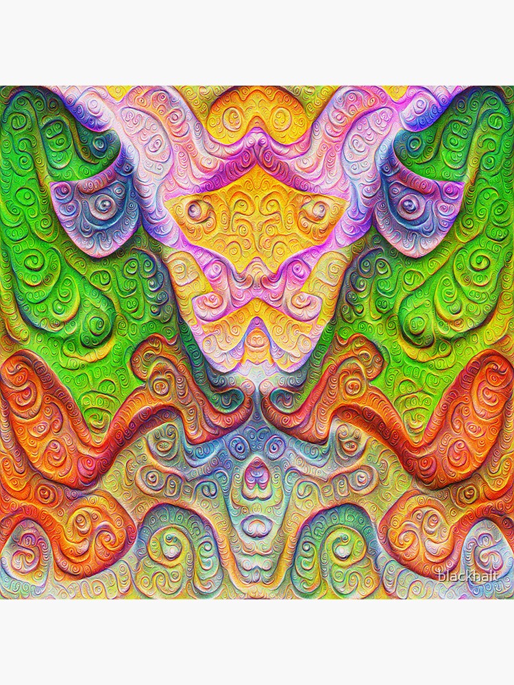 Color Stone carving #DeepDream by blackhalt
