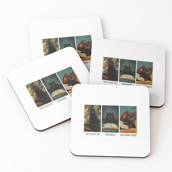 Item preview, Black Cat Reading That's What I Do i read books and i know things designed and sold by SimonsonNuala.