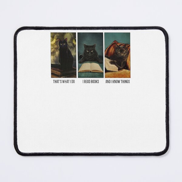Item preview, Black Cat Reading That's What I Do i read books and i know things designed and sold by SimonsonNuala.