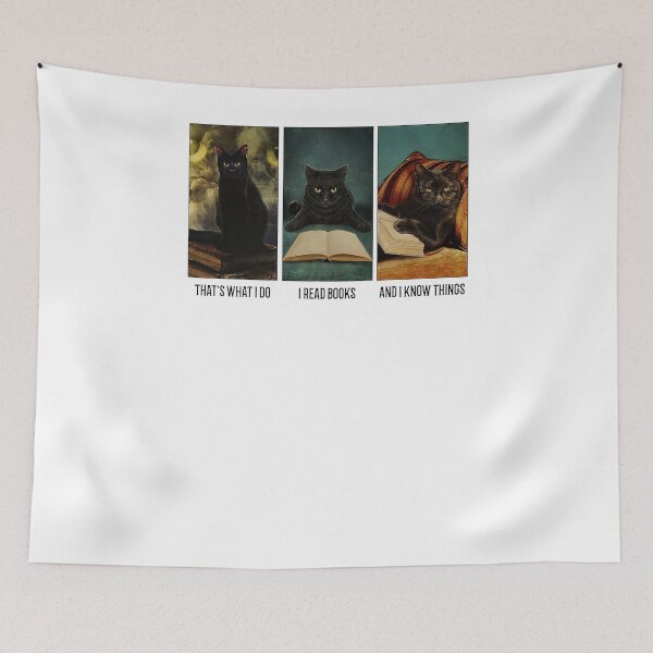 Item preview, Black Cat Reading That's What I Do i read books and i know things designed and sold by SimonsonNuala.