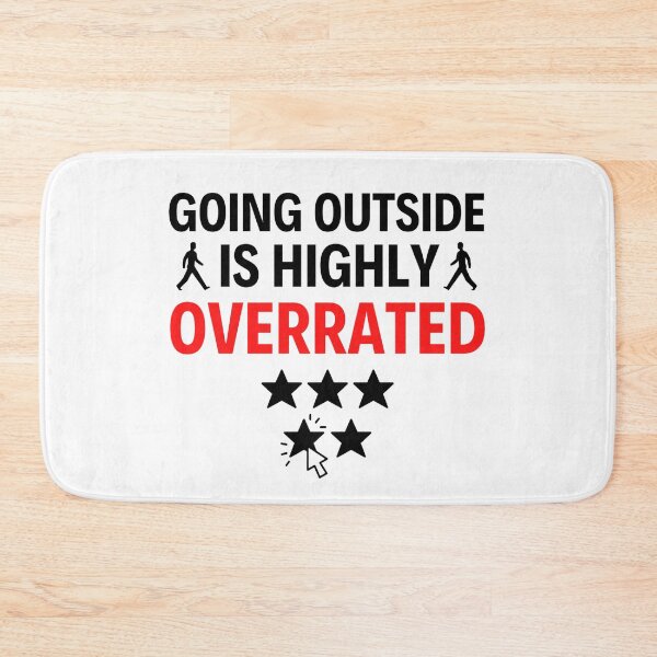 Item preview, Going Outside Is Highly Overrated Introverted - Funny Quotes  designed and sold by chetan786.