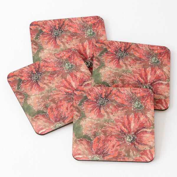 Item preview, Beautiful Red Poppies Pattern designed and sold by InnaPo ⭐⭐⭐⭐⭐.
