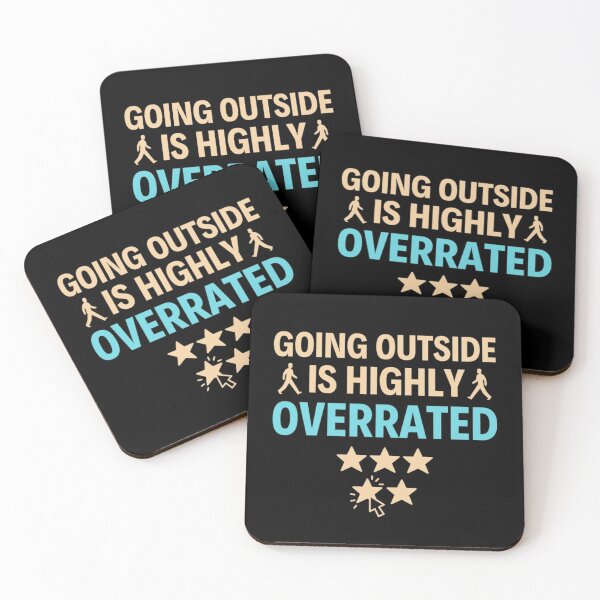 Item preview, Going Outside Is Highly Overrated Introverted - Funny Quotes  designed and sold by chetan786.