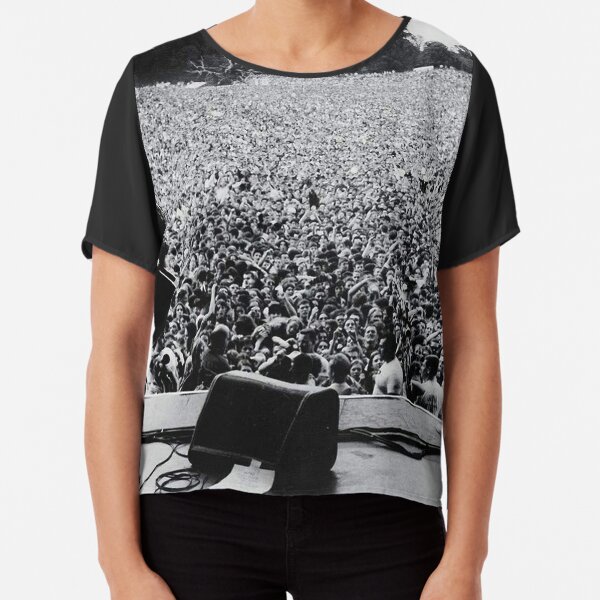 Liam Gallagher Poster  Chiffon Top