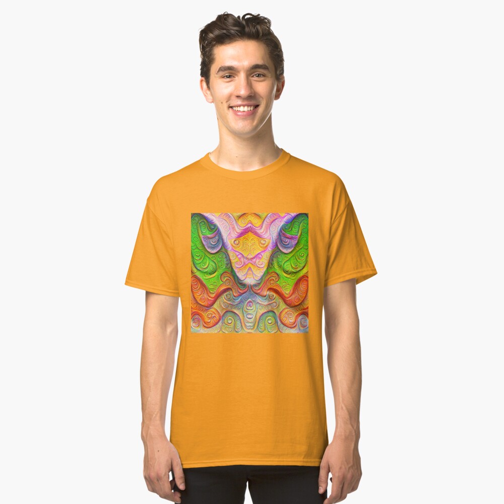 Color Stone carving #DeepDream Classic T-Shirt