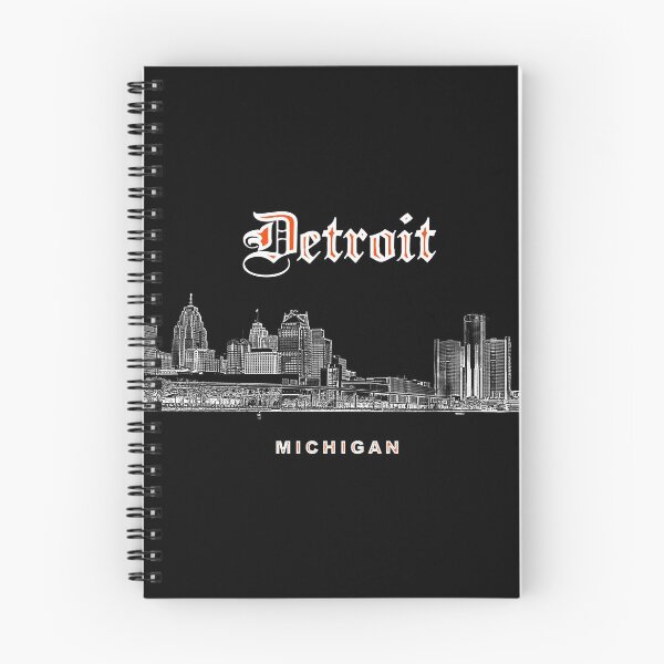 Artikelvorschau, Detroit, Michigan - Schöne Skyline von Detroit (W) entworfen und verkauft von leemcnut.