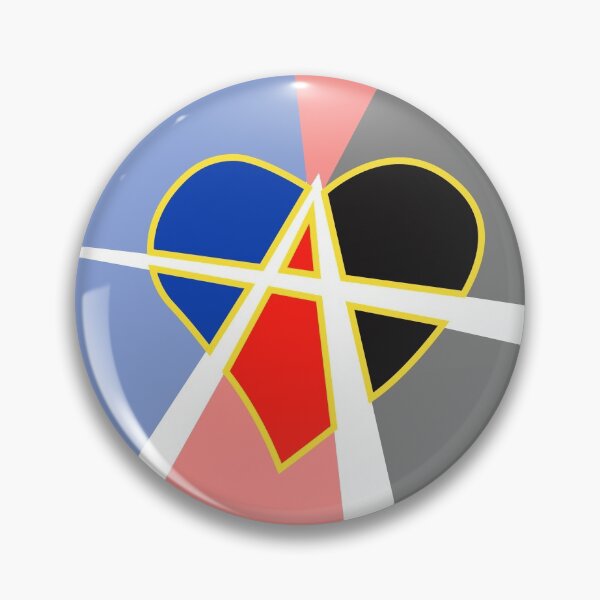 Artikelvorschau, Polyamoröse Beziehung Anarchie Herz Symbol Logo entworfen und verkauft von MyThingNow.