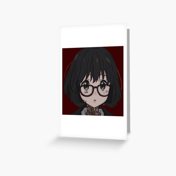 Kyoukai no Kanata - Angry Mirai Greeting Card for Sale by baconmastery