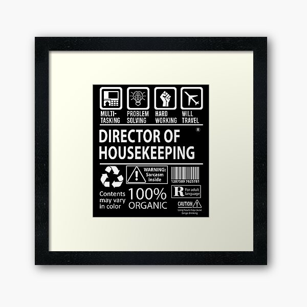 Item preview, Director Of Housekeeping T Shirt - MultiTasking Certified Job Gift Item Tee designed and sold by sabinacsnm.