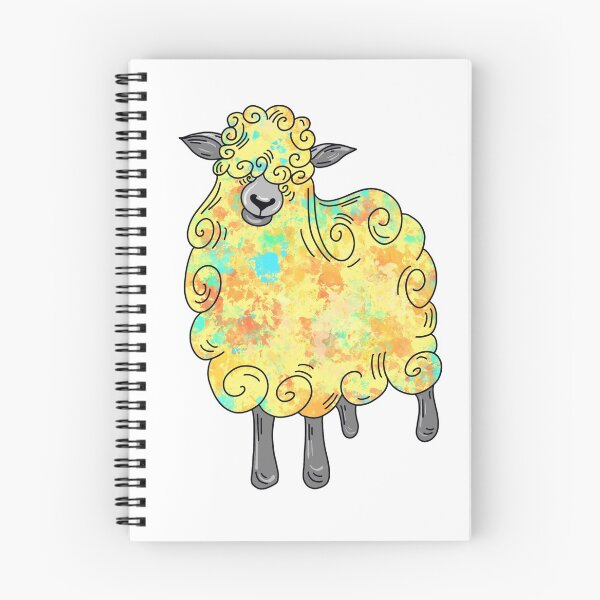 Item preview, Curly Colorful Sheep designed and sold by missmann.