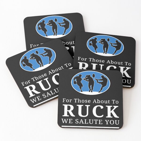 Item preview, Rugby-For Those About To Ruck, We Salute You!-Funny Rugby designed and sold by SighFly52.