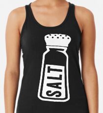 Salt \ Peppa 1/2, White Ink | Women's Best Friends Shirts, Bff Stuff, Besties, Halloween Costume, Salt And Pepper Shakers Women's Tank Top