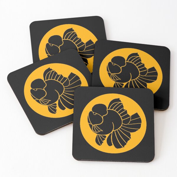 Artikelvorschau, Oranda Goldfisch Logo 0823A entworfen und verkauft von Nosnah.