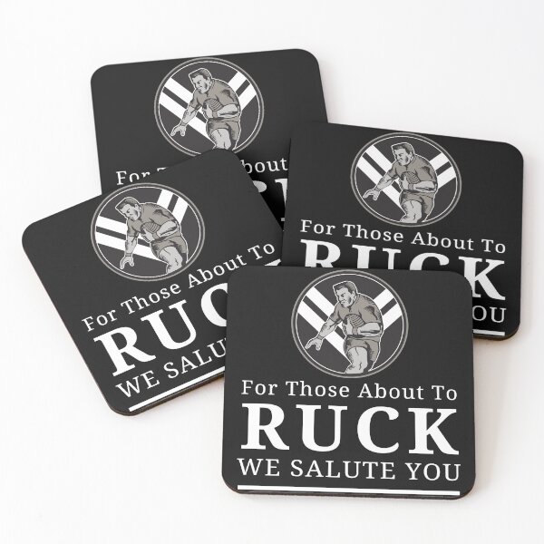 Item preview, Rugby-For Those About To Ruck, We Salute You!-Funny Rugby designed and sold by SighFly52.