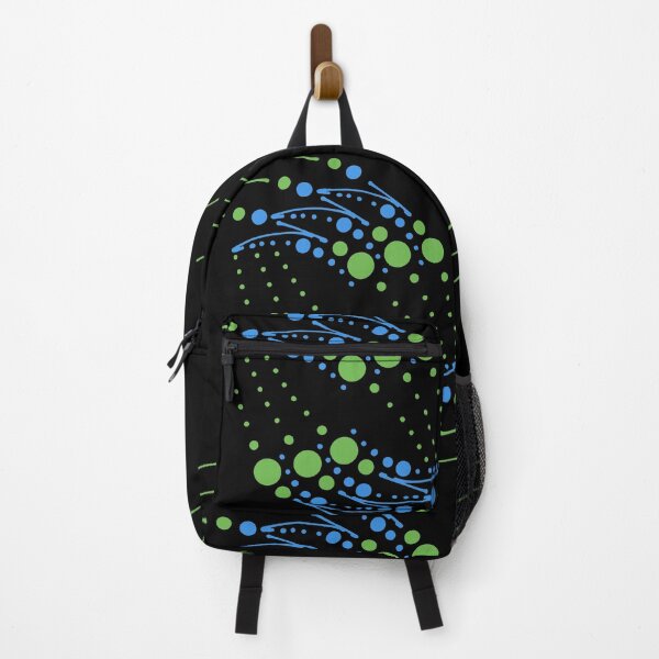 Item preview, Green Blue Abstract Infinity Circles and Lines Artwork designed and sold by that5280lady.