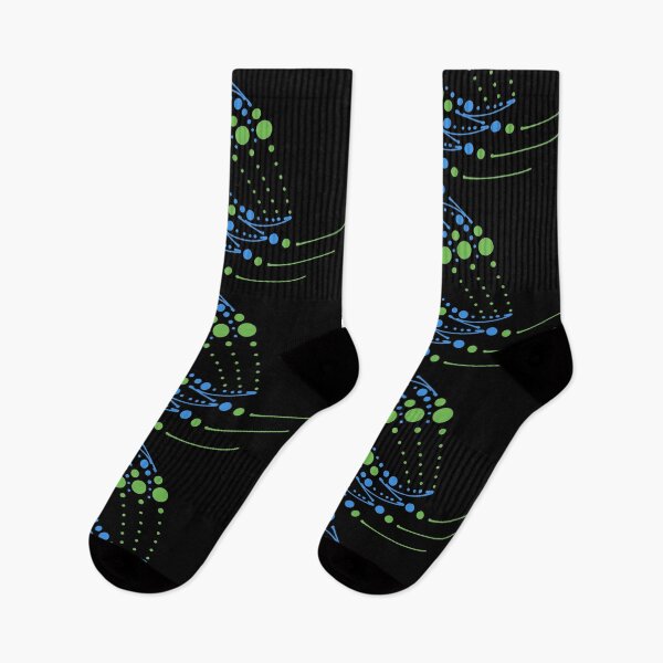 Item preview, Green Blue Abstract Infinity Circles and Lines Artwork  designed and sold by that5280lady.