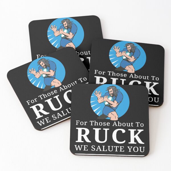Item preview, Rugby-For Those About To Ruck, We Salute You!-Funny Rugby designed and sold by SighFly52.