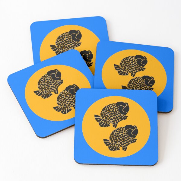 Item preview, Ranchu Goldfish Logo Pair 0824D designed and sold by Nosnah.