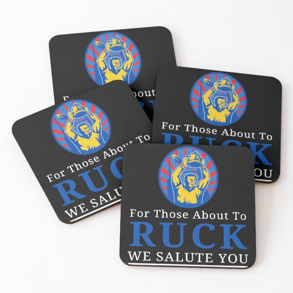 Item preview, Rugby-For Those About To Ruck, We Salute You!-Funny Rugby designed and sold by SighFly52.