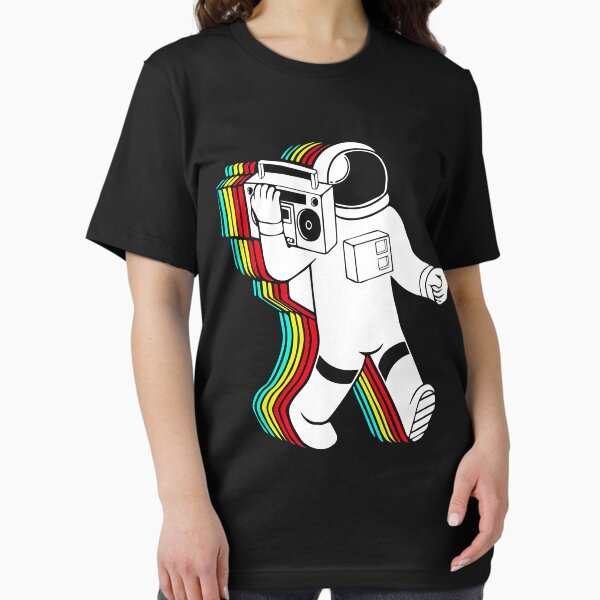 Artikel-Vorschau von Astronaut mit Boombox Classic T-Shirt, designt und verkauft von KennethKarcia12.