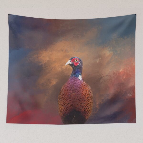 Item preview, Common Pheasant Front View One designed and sold by Elisabeth Lucas.