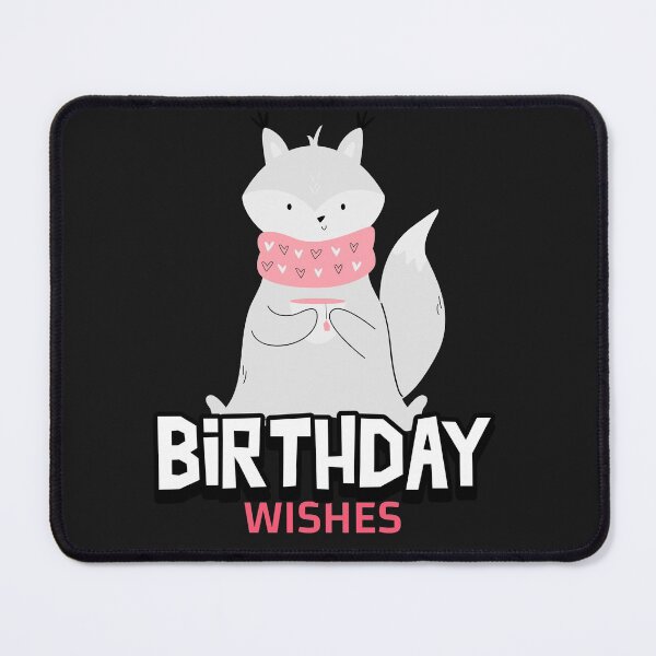 Item preview, HAPPY BIRTHDAY WISHES FRIENDLY FOX designed and sold by CoopClothing.