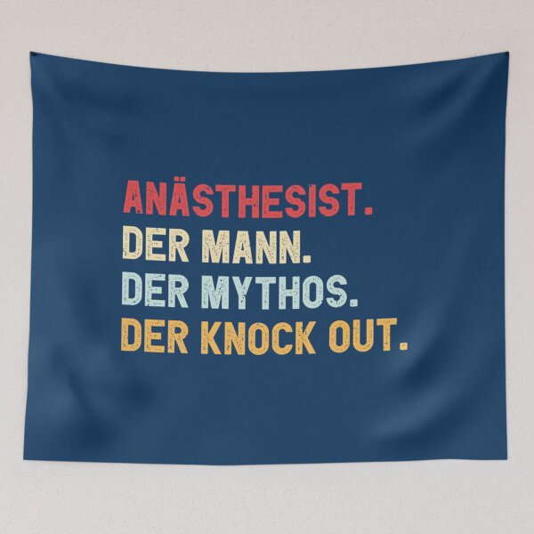 Item preview, Anästhesist Der Mann Der Mythos Der Knock Out   designed and sold by BluegrassDesig.