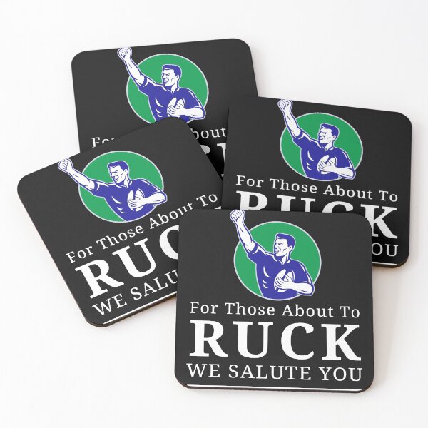 Item preview, Rugby-For Those About To Ruck, We Salute You!-Funny Rugby designed and sold by SighFly52.