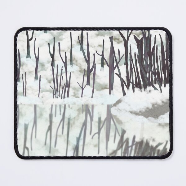 Item preview, Icy Winter Forest Lake designed and sold by NonbinarySarah.
