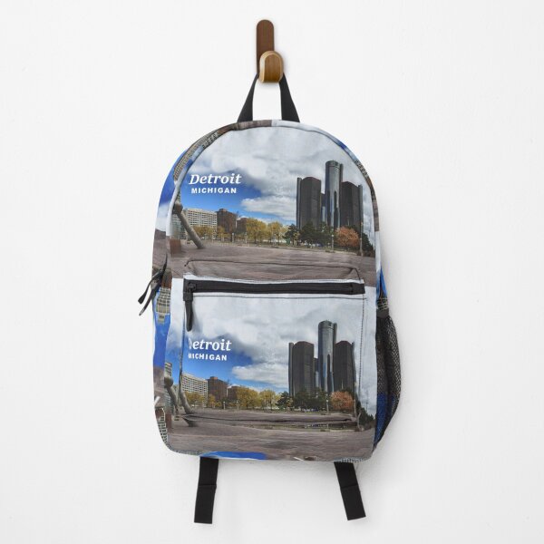 Item preview, Detroit, Michigan - Beautiful Detroit Skyline from Plaza designed and sold by leemcnut.