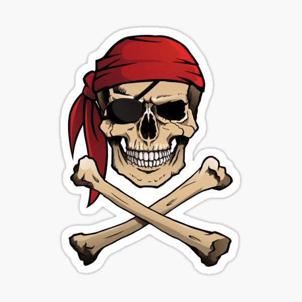 Famous Pirate Stickers for Sale