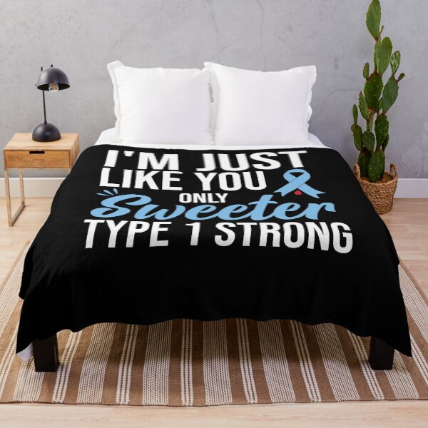 Item preview, I'm Just Like You Only Sweeter Shirt, Type 1 Strong Shirt, Type 1 Kids Shirt, Juvenile Diabetic, T1D Youth Shirt, Diabetes Awareness Shirt designed and sold by aymob.