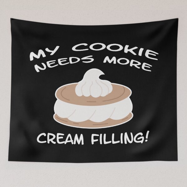 Item preview, My Cookie Needs More Cream Filling! Swinger Lifestyle and Hotwife Design. For darker colors designed and sold by swingersshop.