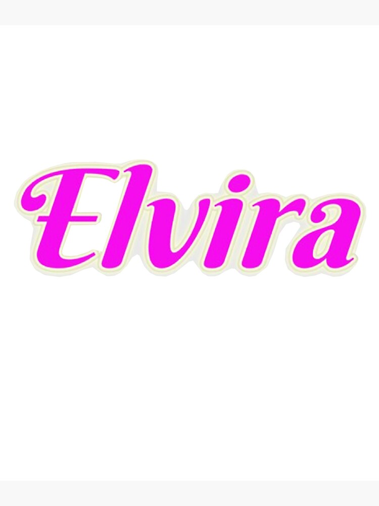 hello-my-name-is-elvira-metal-print-by-caronhub-redbubble