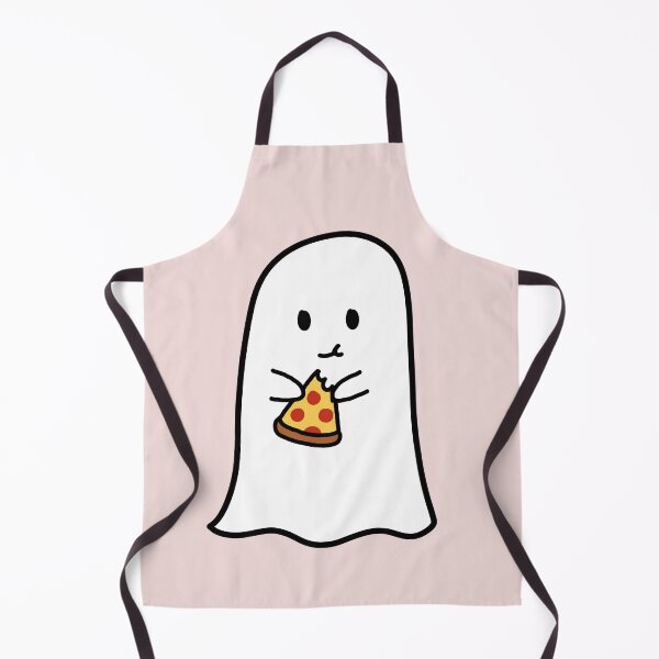 Item preview, Ghost eating pizza designed and sold by Neadoodles.