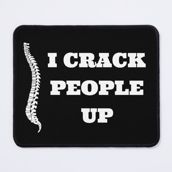 Item preview, Funny Chiropractor - I crack people up designed and sold by good vibes clothing.