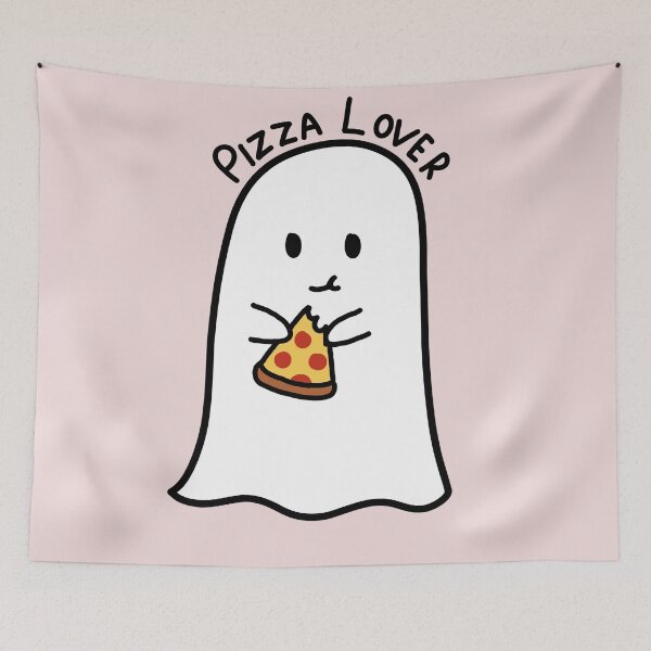 Item preview, Pizza Lover Ghost designed and sold by Neadoodles.