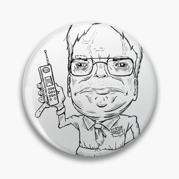 Item preview, Dwight Schrute - Calling the Police designed and sold by Aardboi.