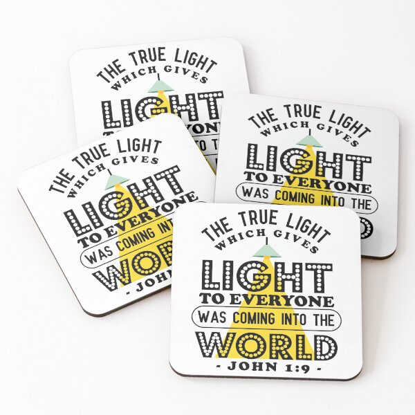 Item preview, Christmas Bible Verse John 1:9 designed and sold by garmentoffaith.