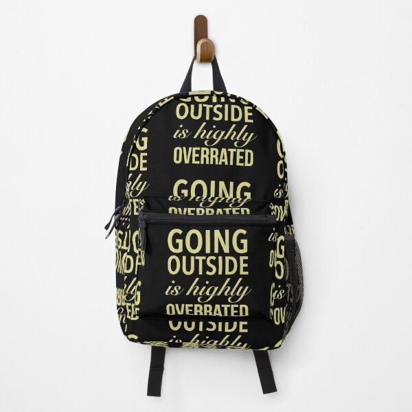 Item preview, Going Outside Is Highly Overrated - Humor Quotes designed and sold by Delandor.