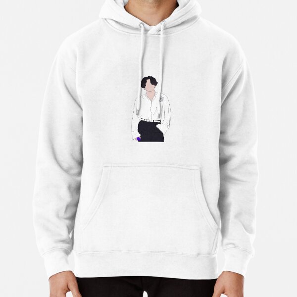 Jungkook long hair Pullover Hoodie for Sale by fatkouassi