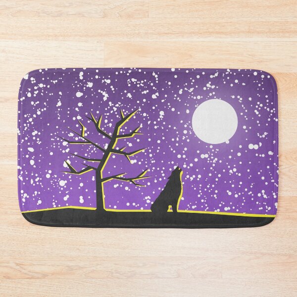 Item preview, Nonbinary Pride Flag Celestial Night Landscape Stars Wolf designed and sold by cashewdays.